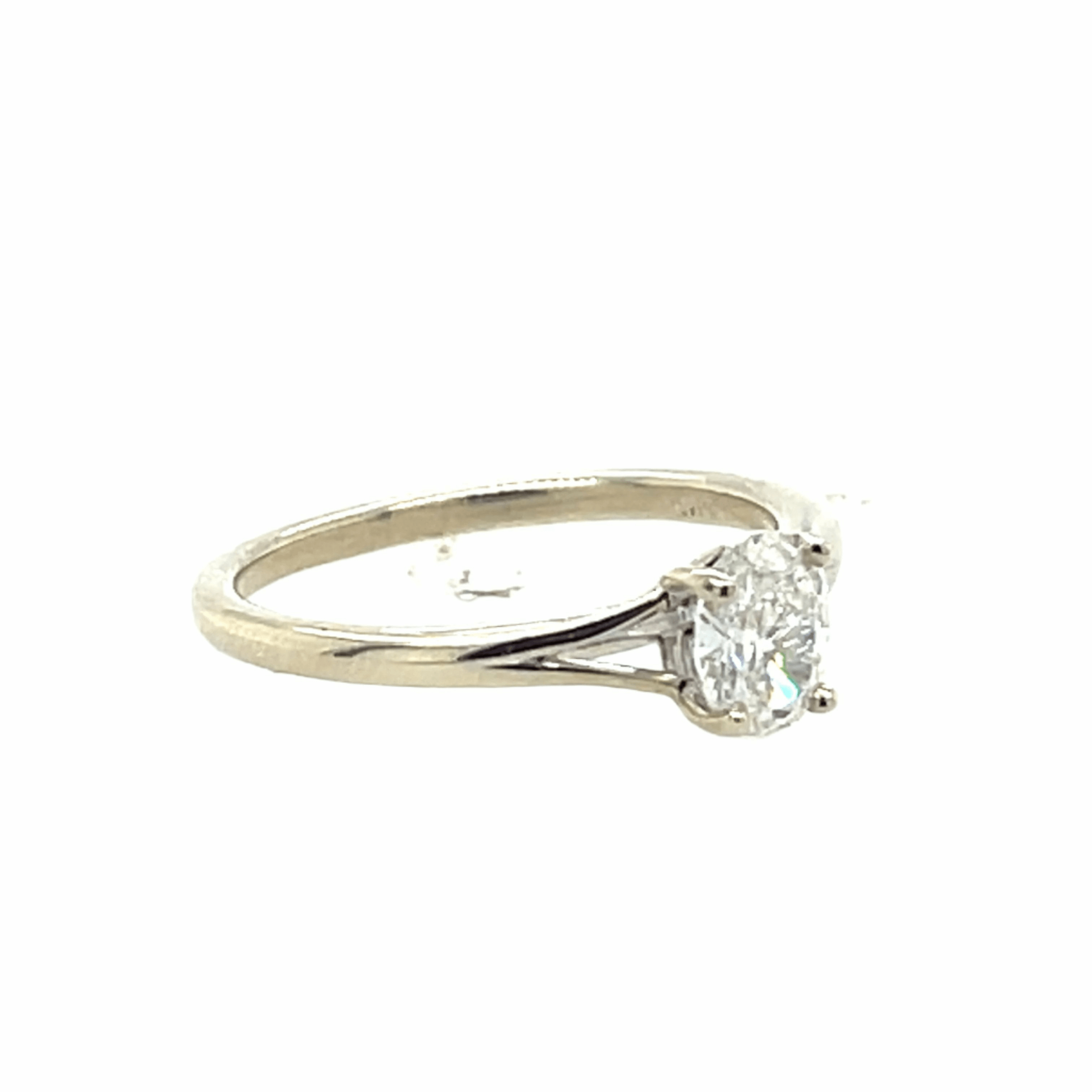 0.62ct Oval Cut Diamond solitaire Ring - Image 4