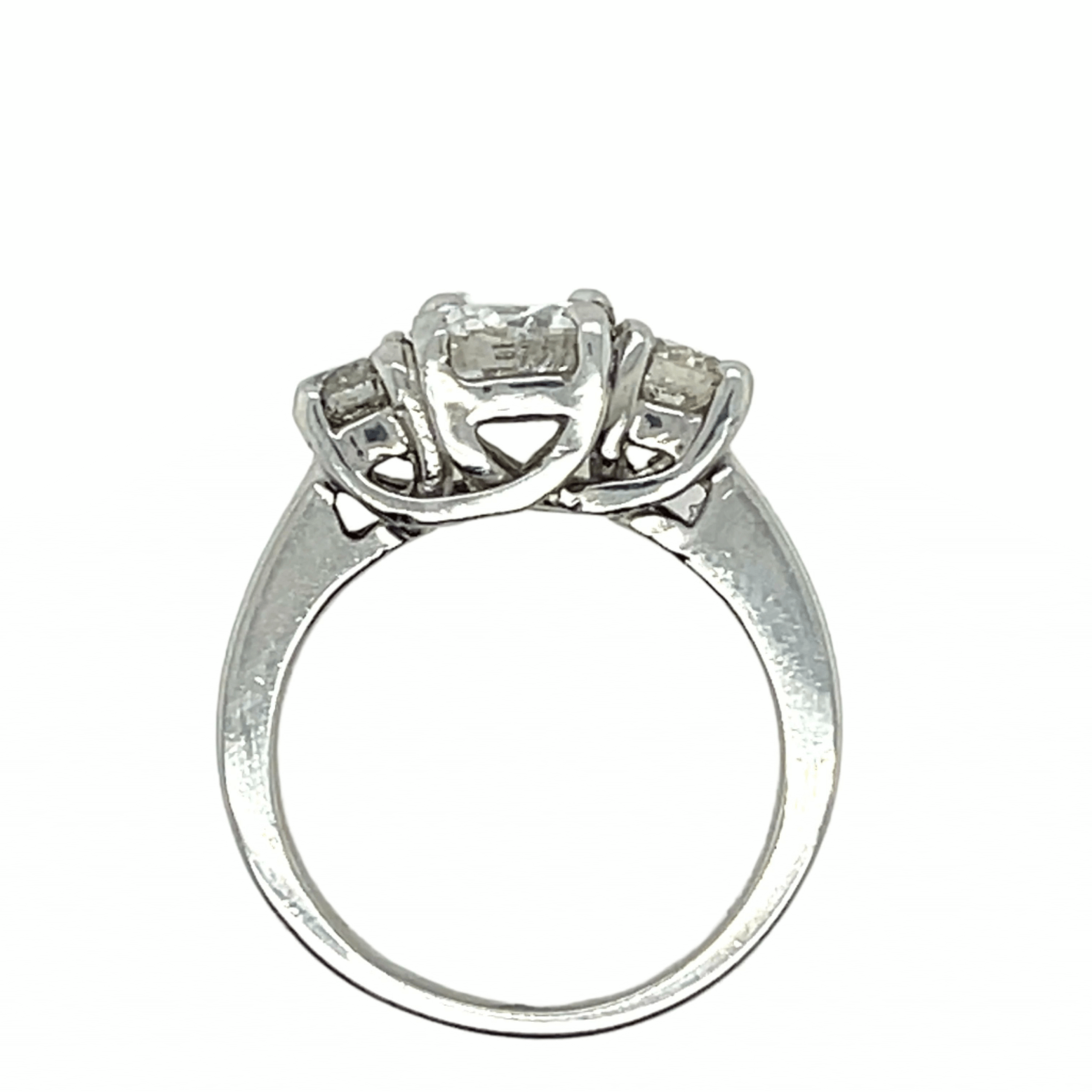 1.00 ct Three-Stone Engagement Ring - Image 4