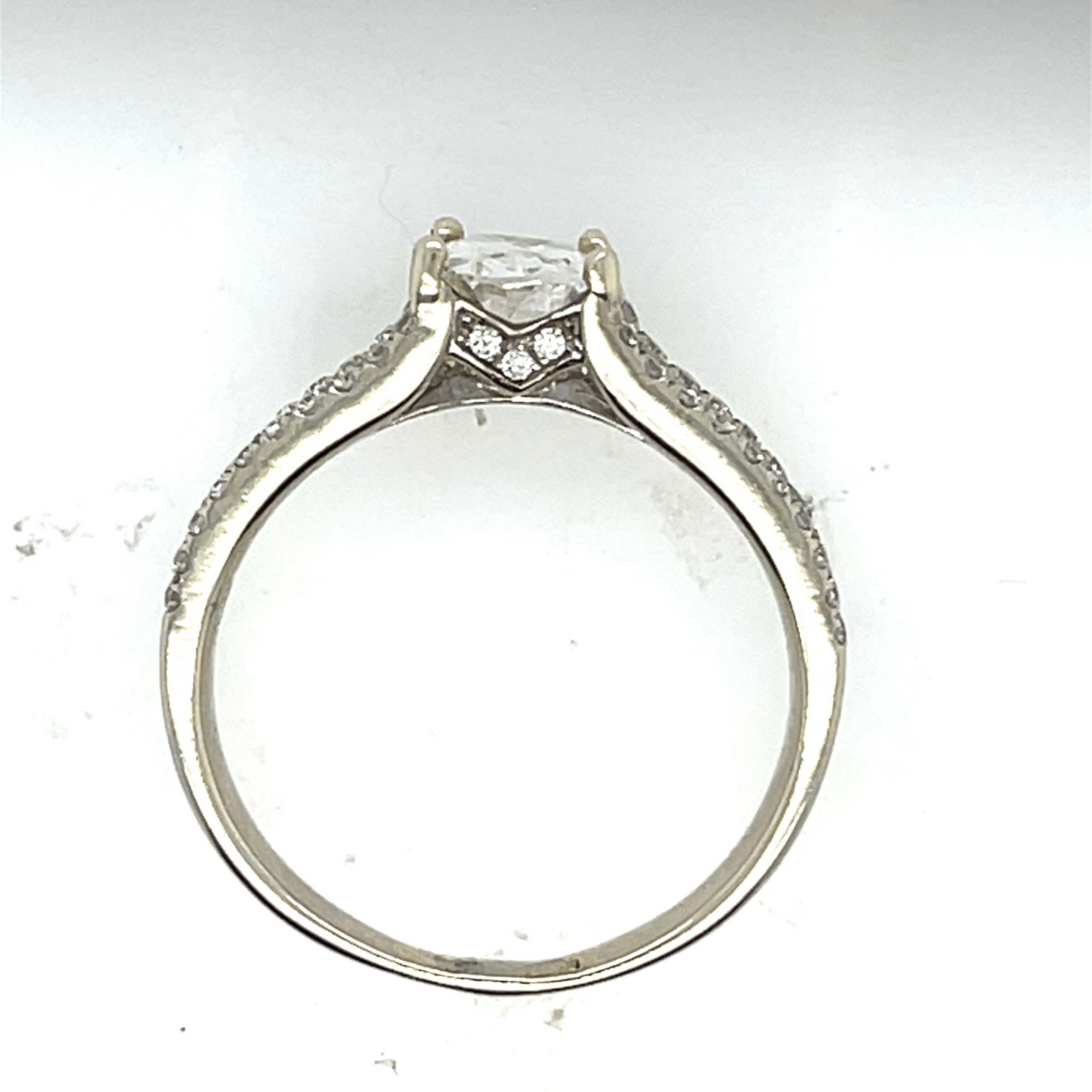 1.08 ct Cushion Cut Natural Diamond Ring - Image 3