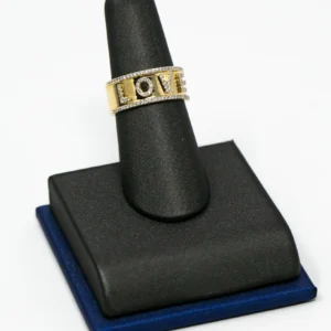 Diamond Love in Yellow Gold