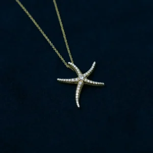 Effy Starfish Diamond in Yellow Gold
