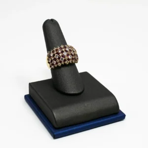 Sapphire 1.60 Ct Ring 18 K W & 1.00 Ct Diamond