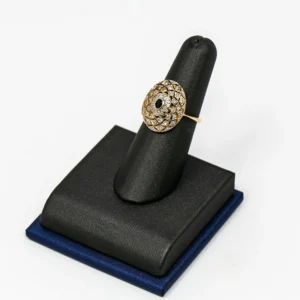 14 K Y 0.60 Ct Diamond  & 0.10 Ct Sapphaire