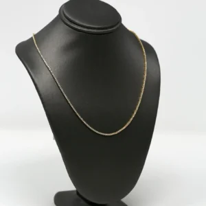 Tennis Diamond Necklace in Yellow Gold