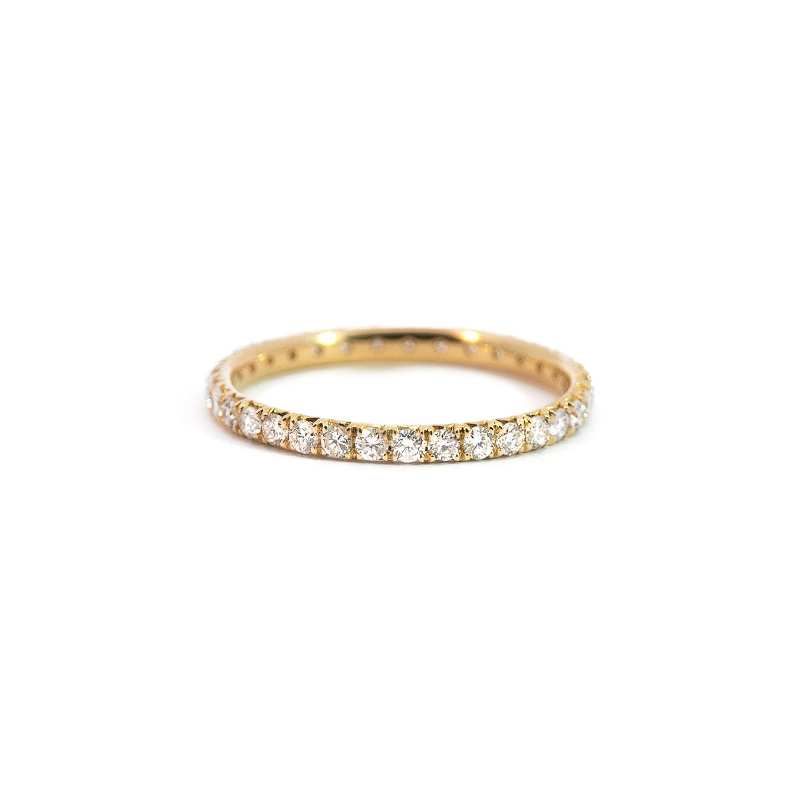 Round Diamond Eternity Band