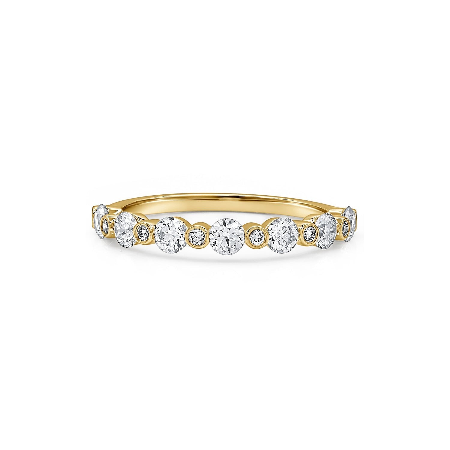 Small Round & Large Round Semi-eternity
