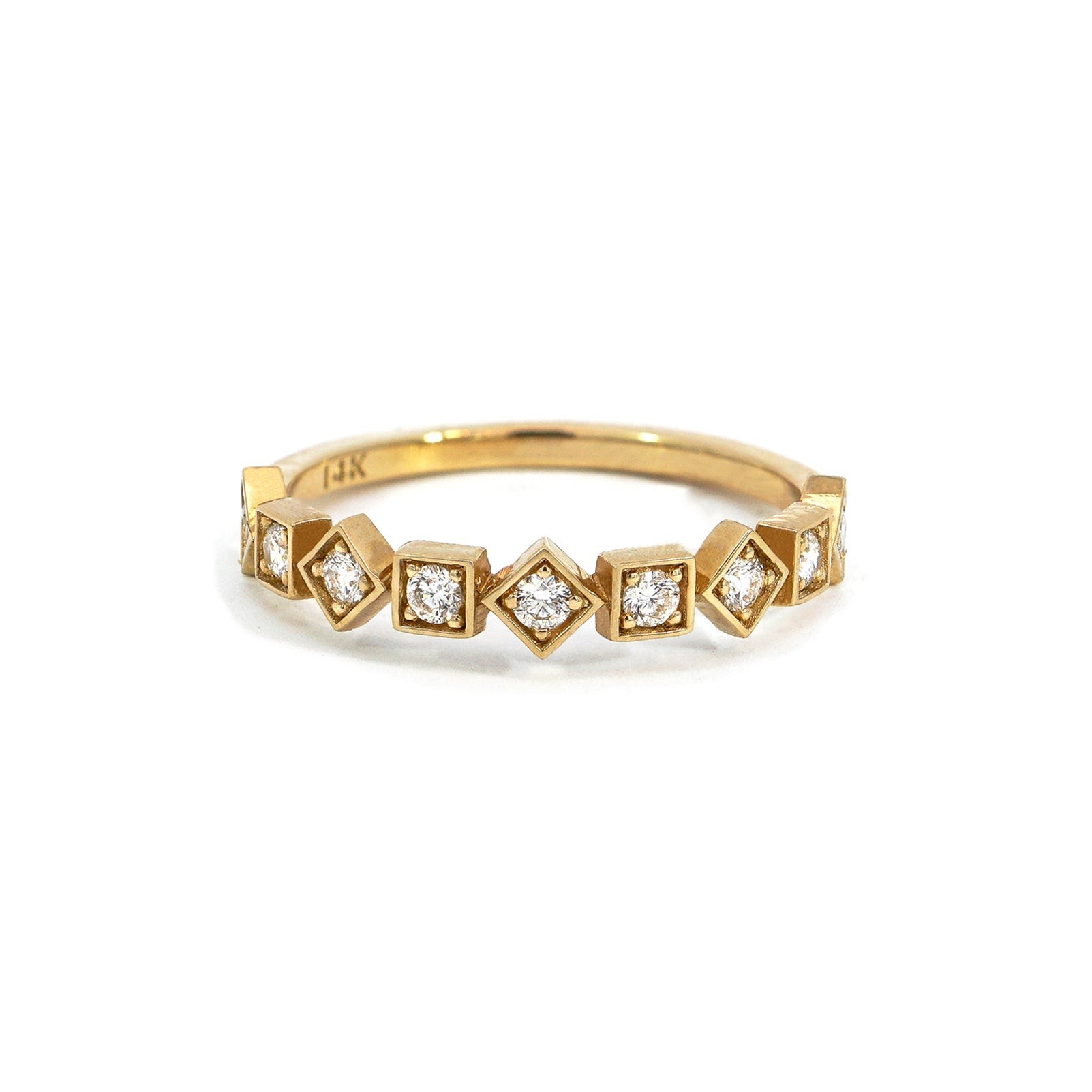 Dainty Geometric Diamond Fashion Ring (0.27 CTW)
