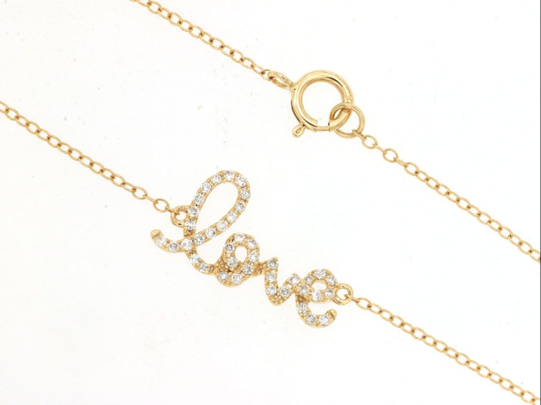 Diamond Love Bracelet in Yellow Gold
