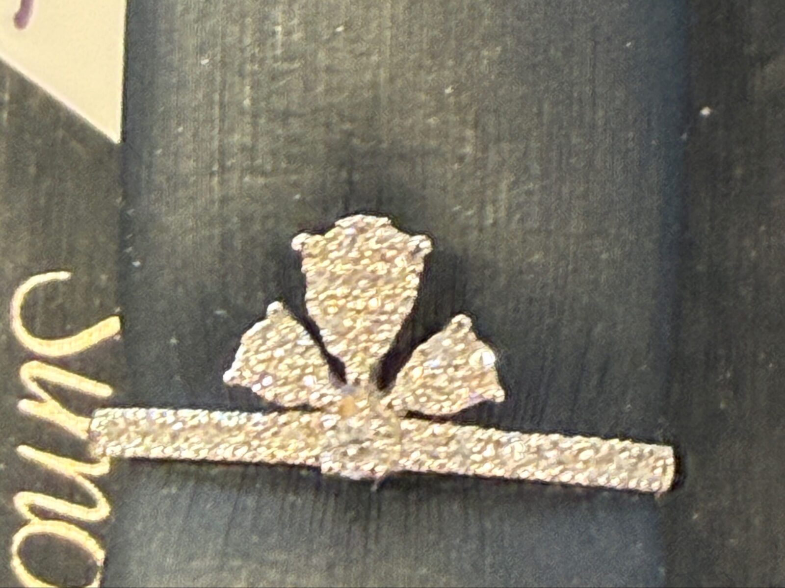 Pear Shape Diamond Ring in White Gold