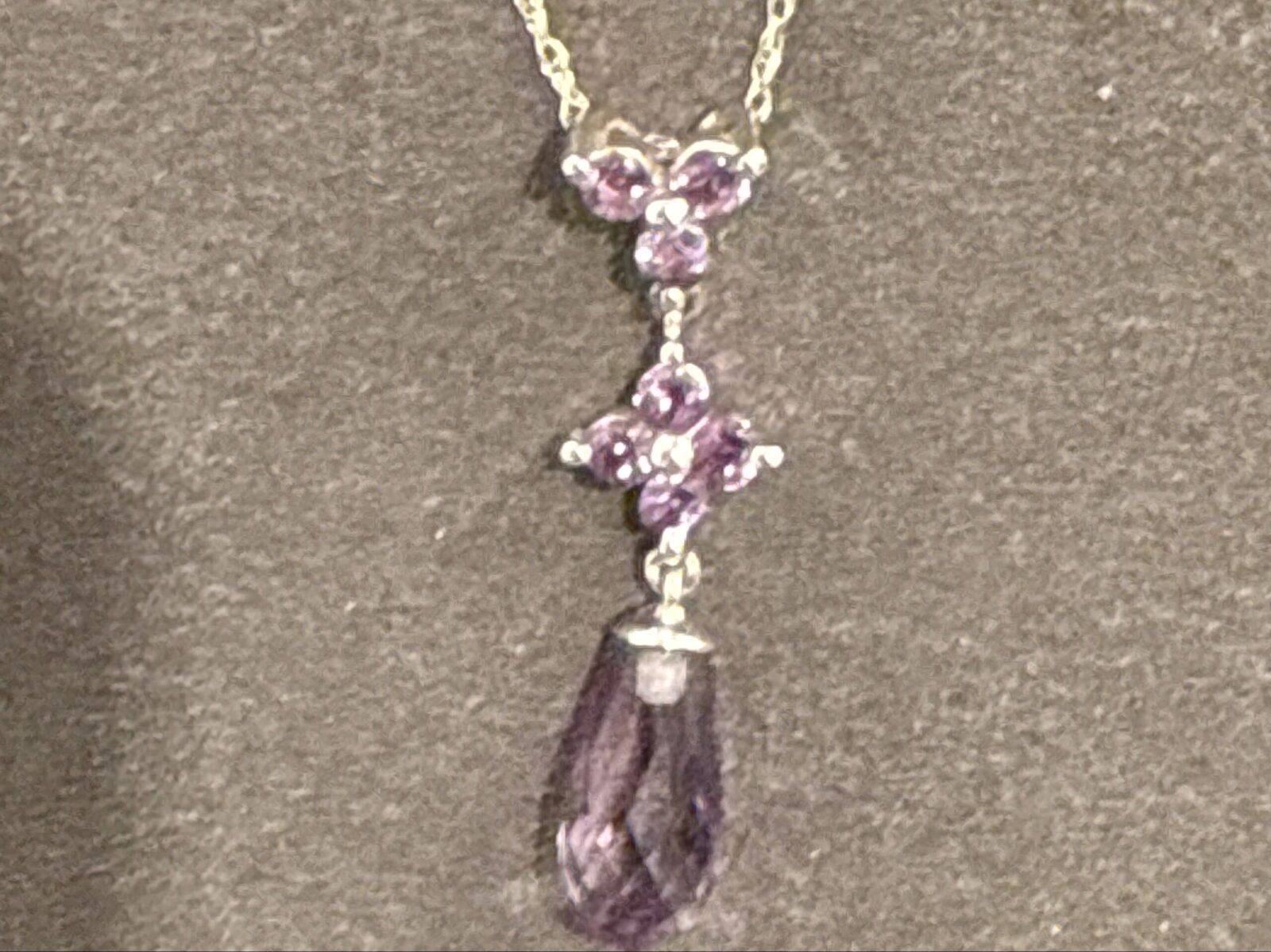 Vintage Amethyst in White Gold