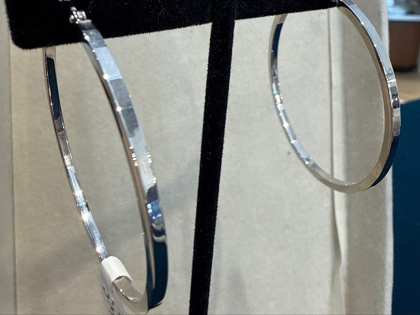 Hoops Earrings in White Gold _sm05