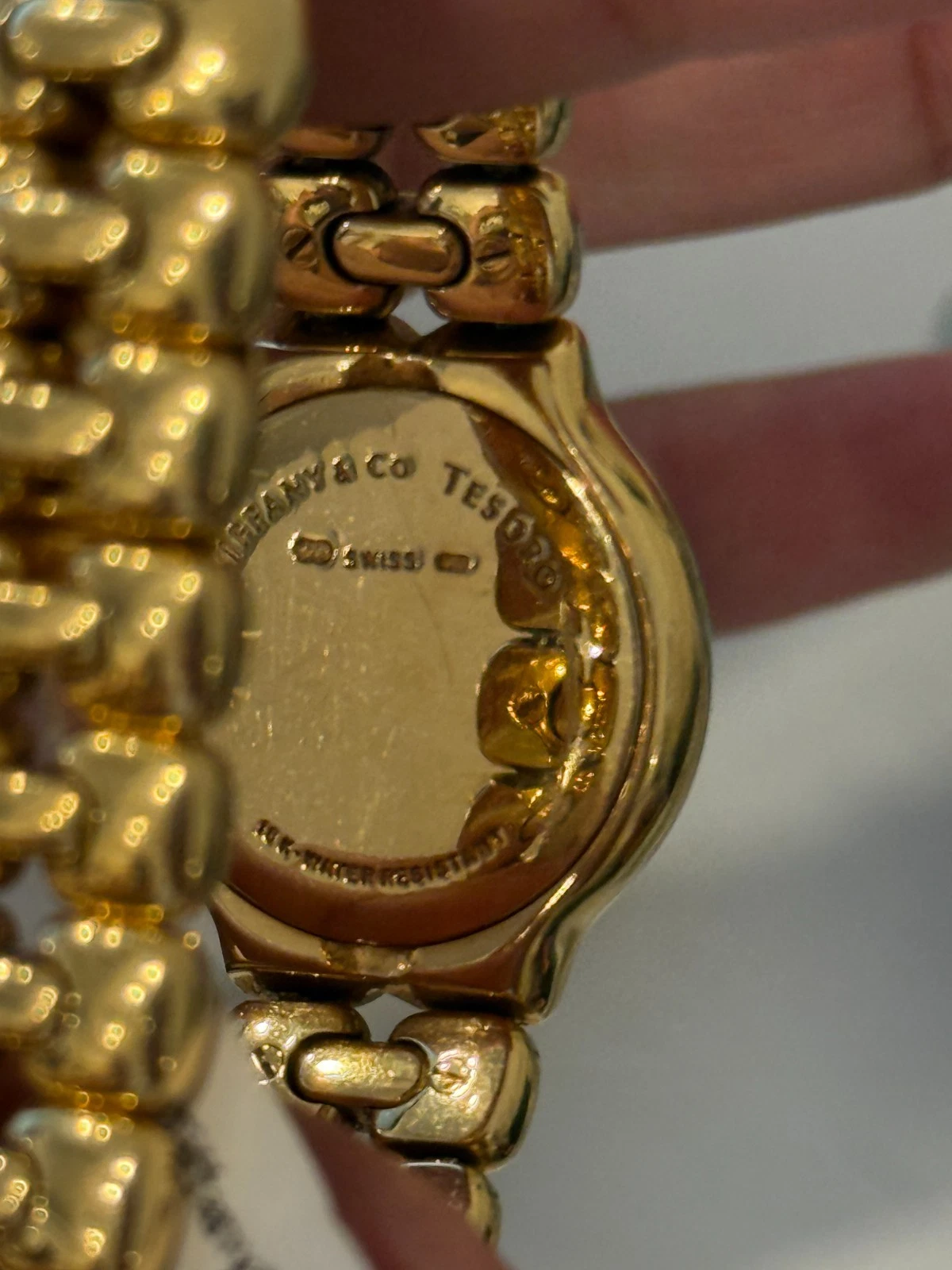 Tiffany Tesoro Watch in Yellow Gold