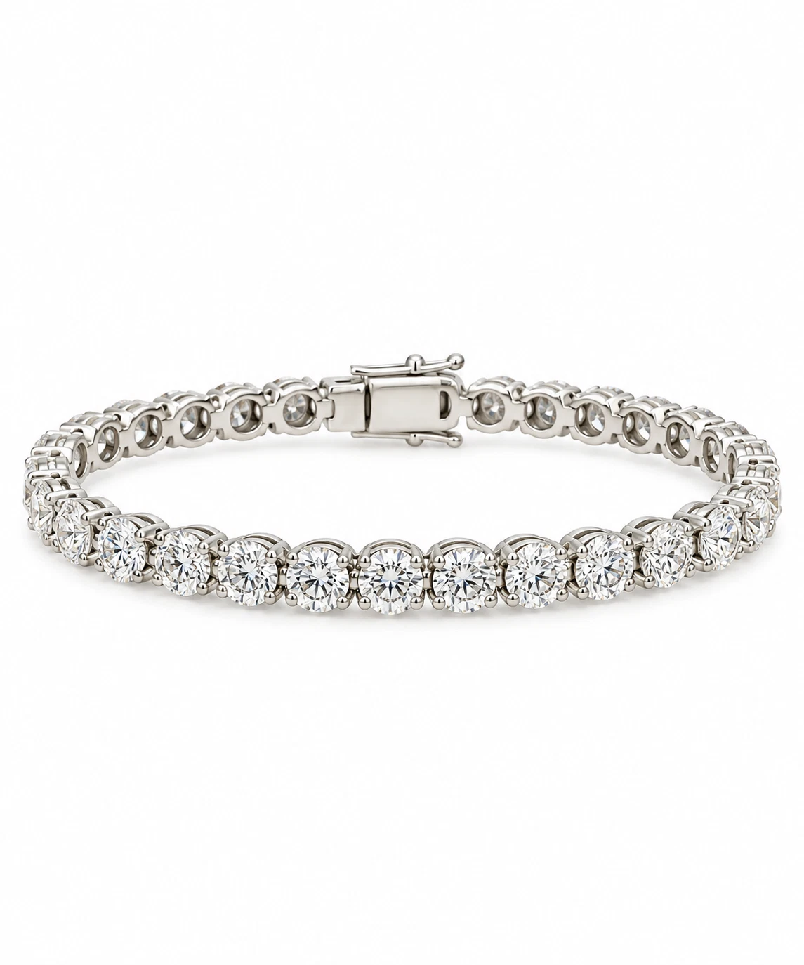 Diamond Tennis Bracelet in White Gold