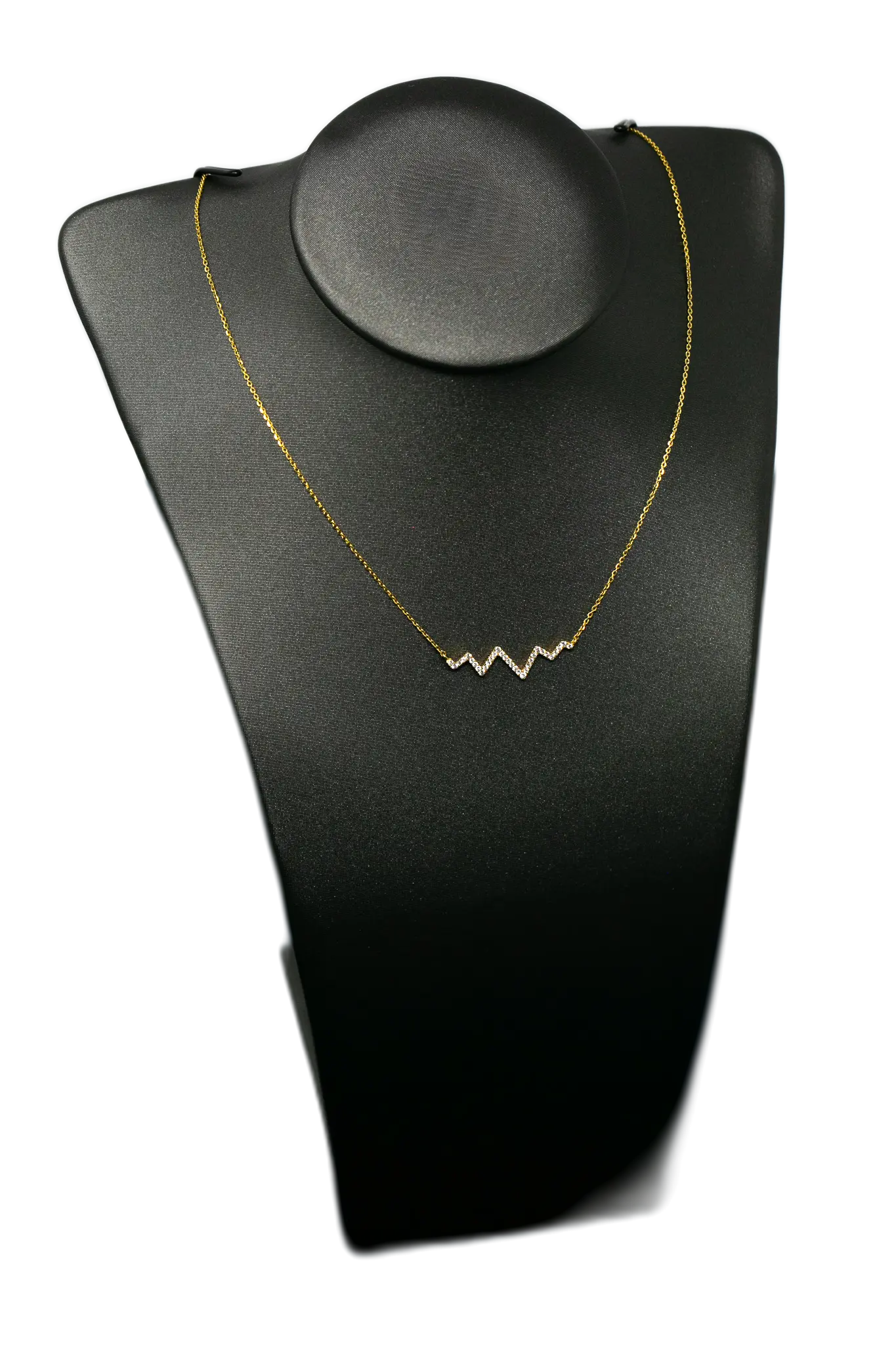 Diamond Heart Beat in Yellow Gold