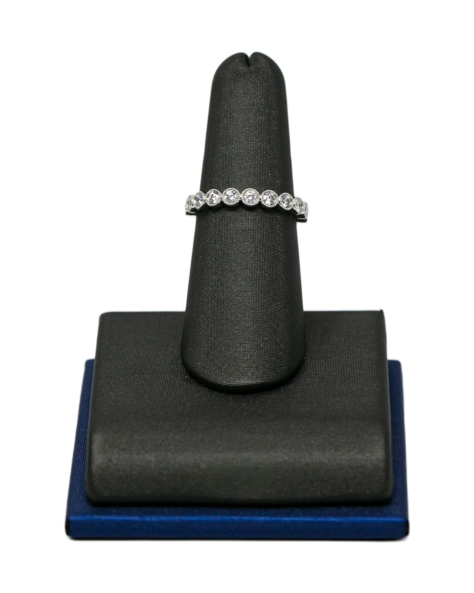 Round Natural Diamond Band